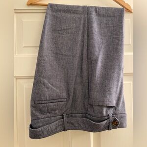 Talbots Navy and White Cotton Blend Pants